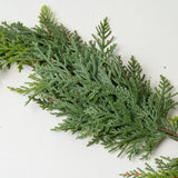 Faux White Cedar Garland