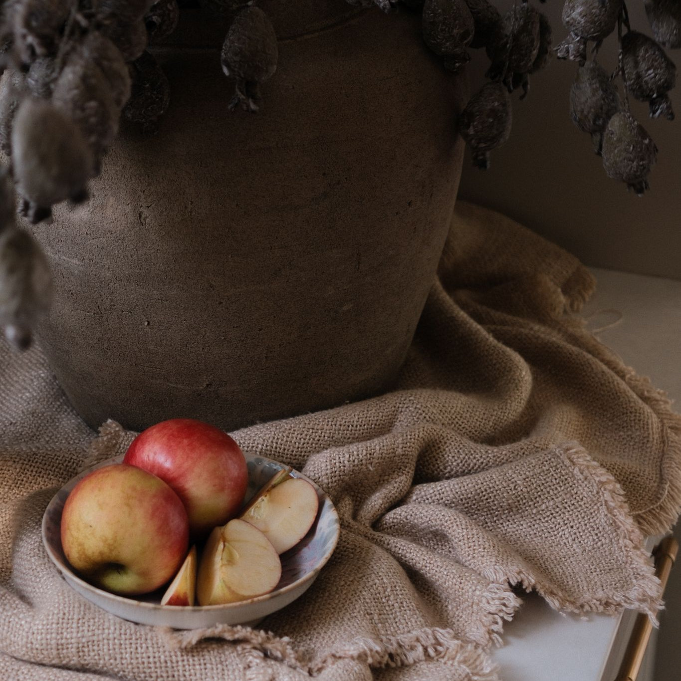 Woven Linen Table Runner table runner Indaba