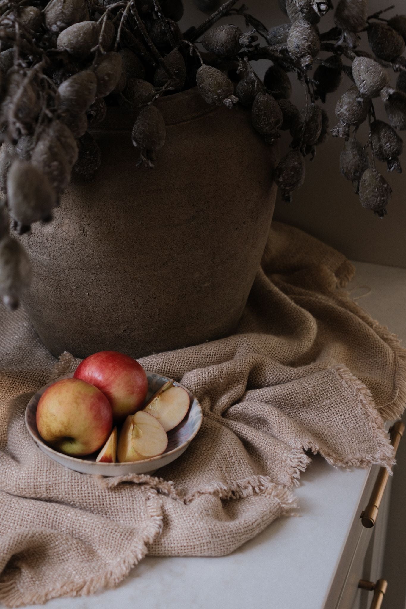 Woven Linen Table Runner table runner Indaba