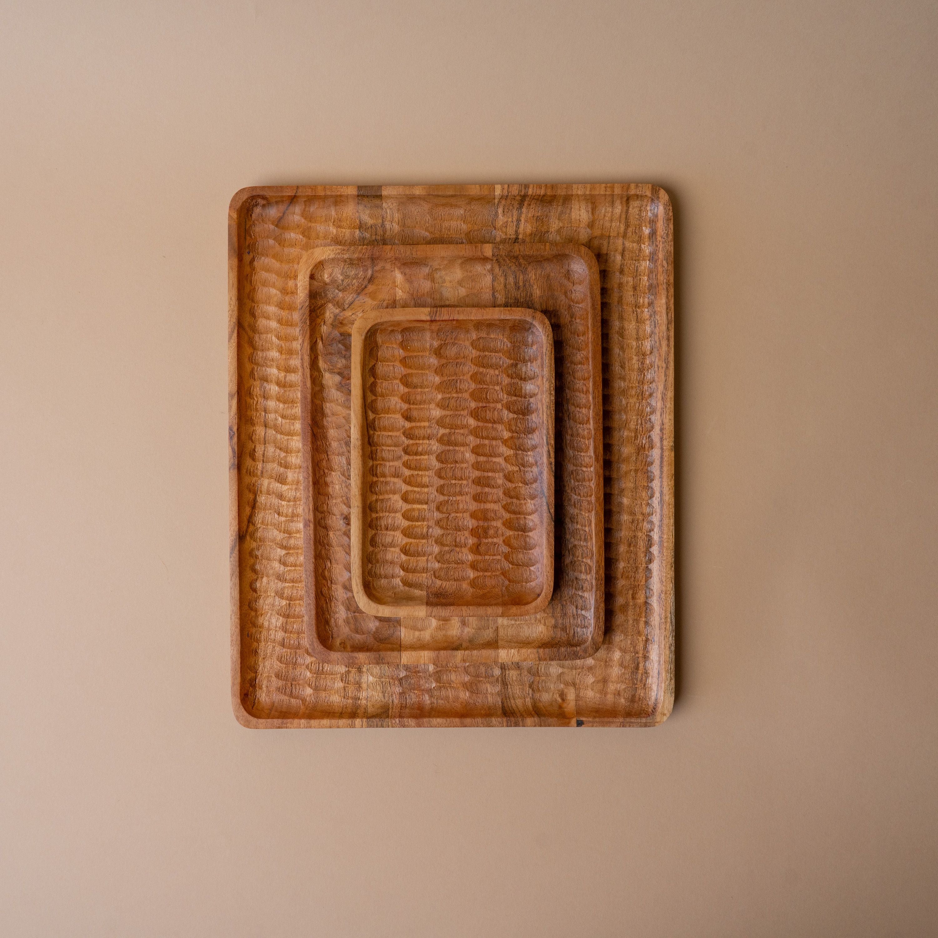 Hand Carved Acacia Tray tray Indaba