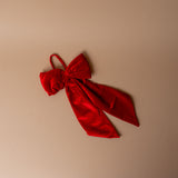 Red Velvet Bow Ornament