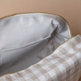 Rug & Weave made Gingham Linen Bag Toiletry Bag Rug & Weave