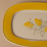 Stoneware Lemons Plate - Rug & Weave