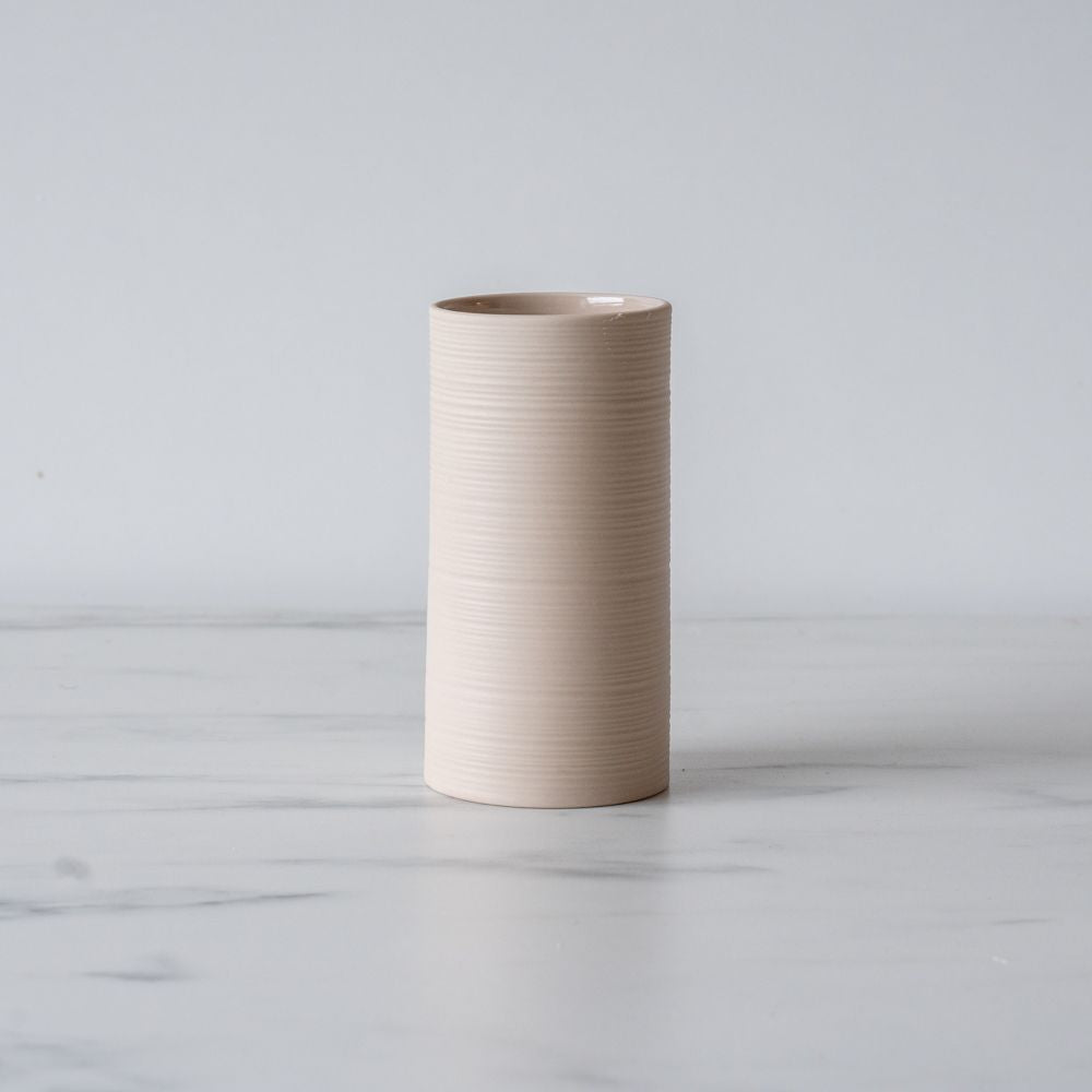 Stoneware Cylinder Vase - Rug & Weave