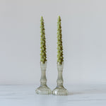 Tree Shaped Taper Candles - Cedar Green - Rug & Weave