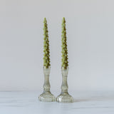 Tree Shaped Taper Candles - Cedar Green - Rug & Weave