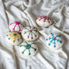 Embroidered Wool Snowflake Ornament - Rug & Weave