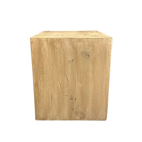 James Reclaimed Wood End Table - Natural