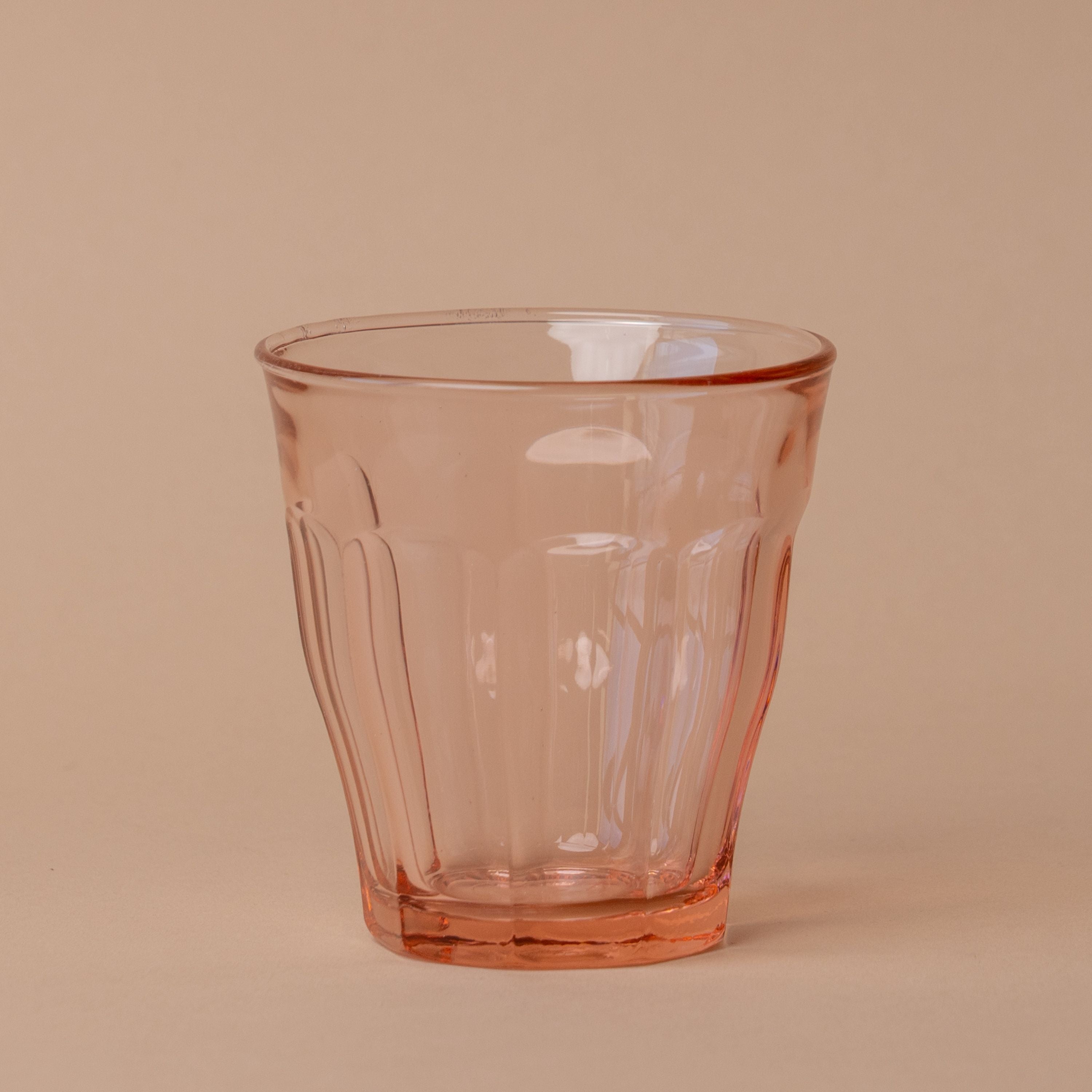 Short Rose Pink Picardie Glass Tumbler glass tumbler Inter Continental Mercantile