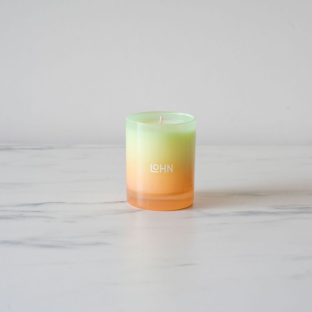 Champagne & Orange Zest Birthday Candle by Lohn - Rug & Weave
