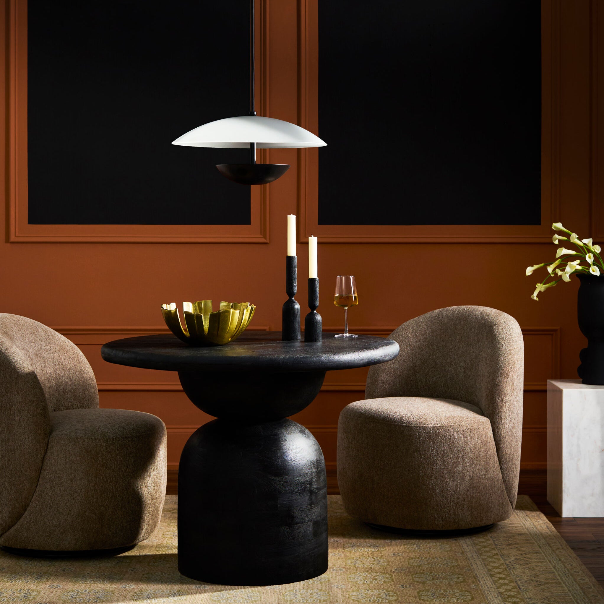 Koben Dining Table FURNITURE - dining table Surya