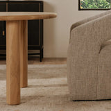 Barlow Rolling Dining Chair 10 - a - FURNITURE - dining chair Moe's Furniture
