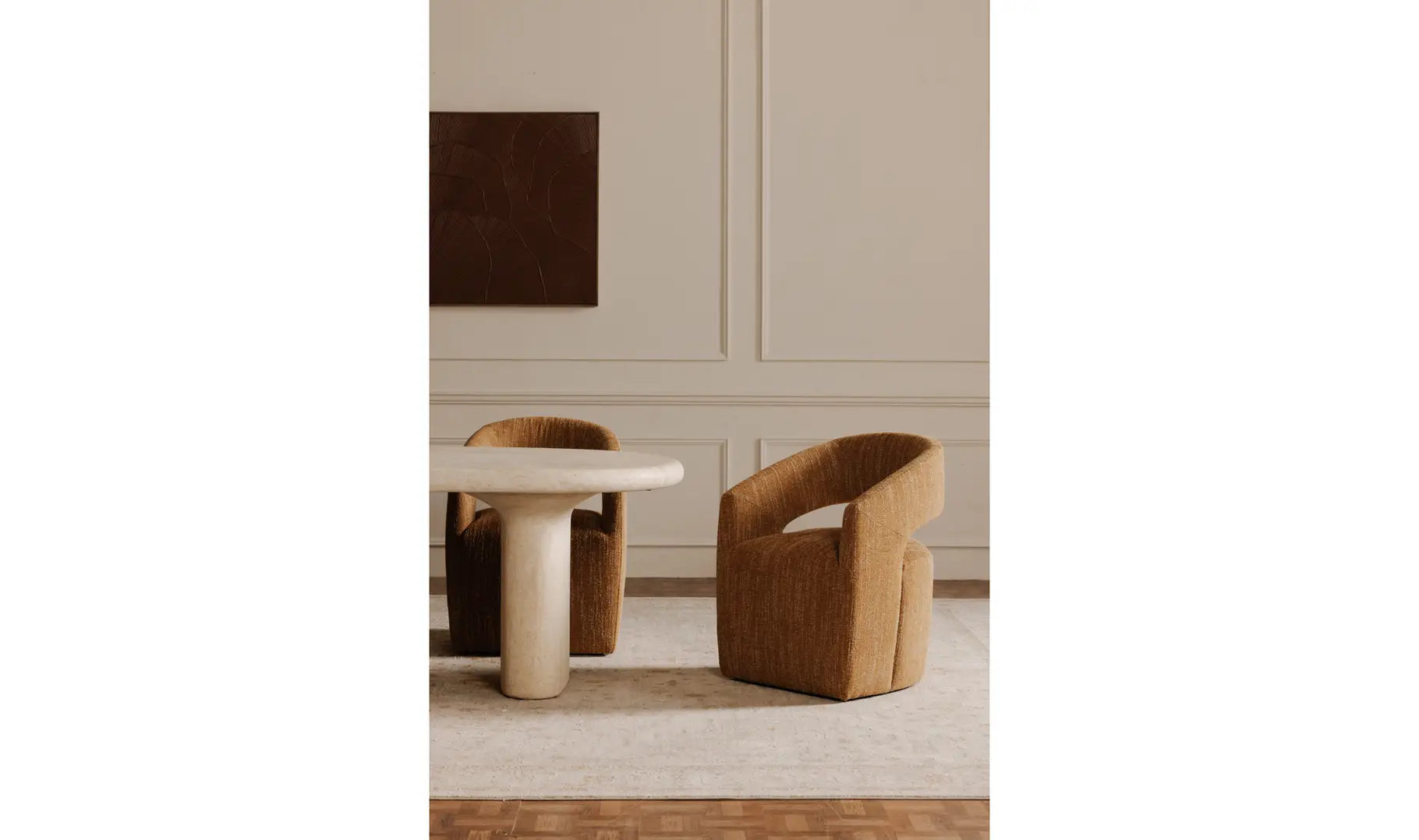 Barlow Rolling Dining Chair 10 - a - FURNITURE - dining chair Moe's Furniture