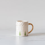 Holiday Home Stoneware Mug - Trees - Rug & Weave