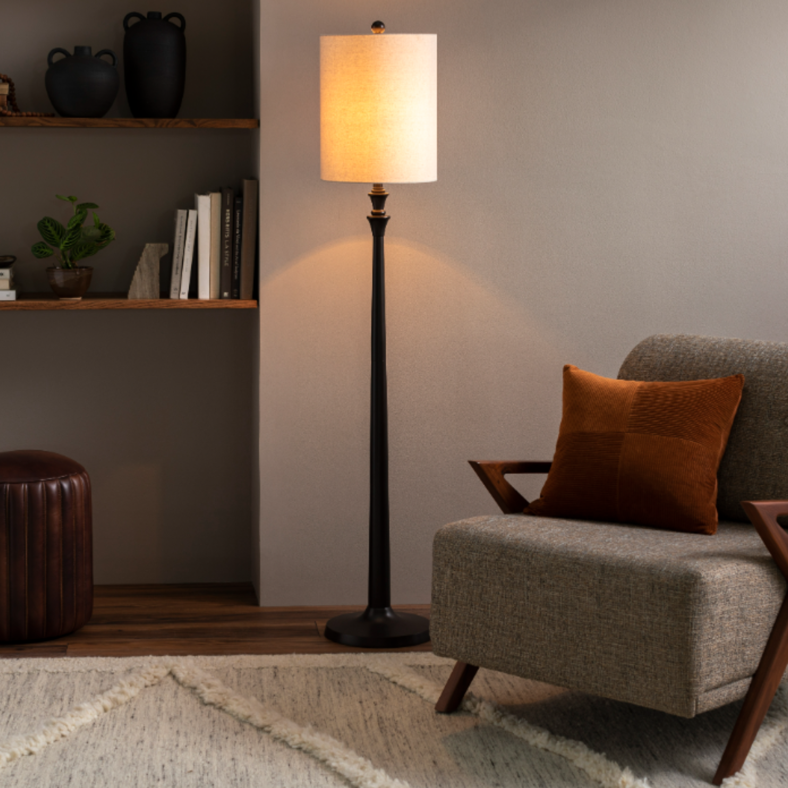 Bernafell Floor Lamp LIGHTING - floor lamp Surya