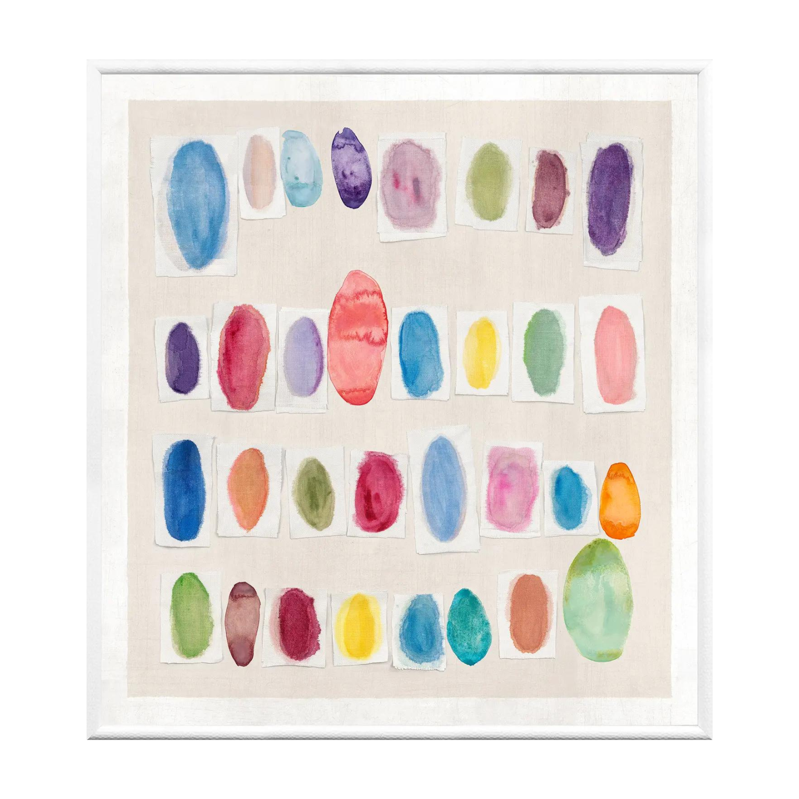 "Colourful Swatches II" Framed Art Print