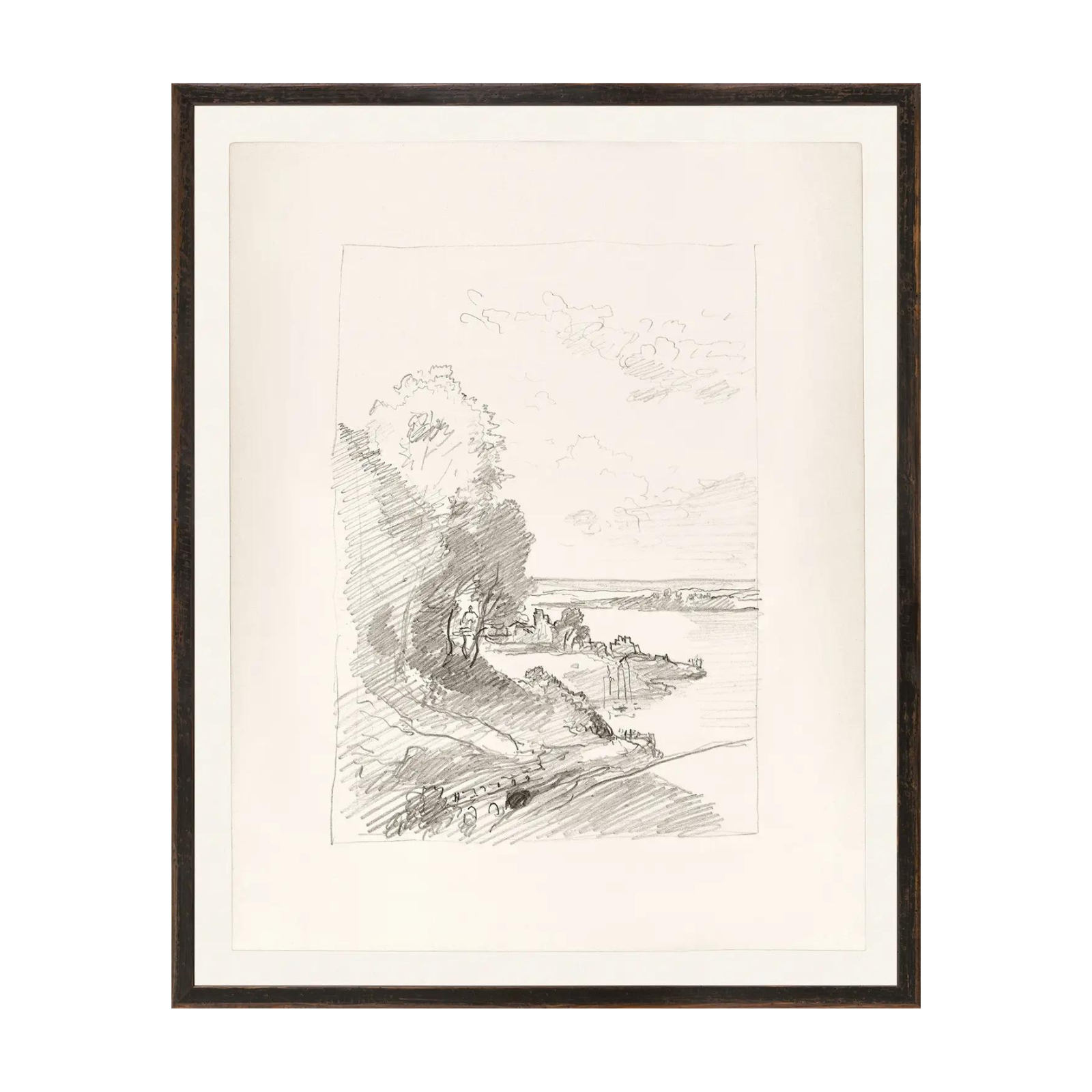 "Harbourside" Framed Art Print