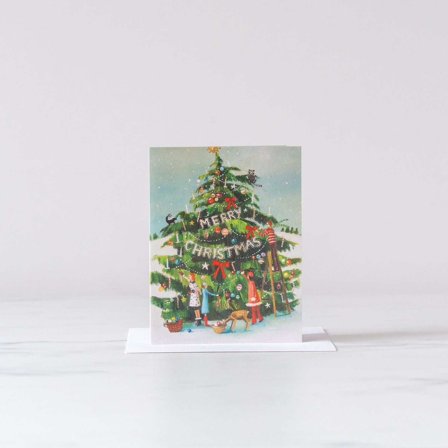 Merry Christmas Tree Card - Rug & Weave