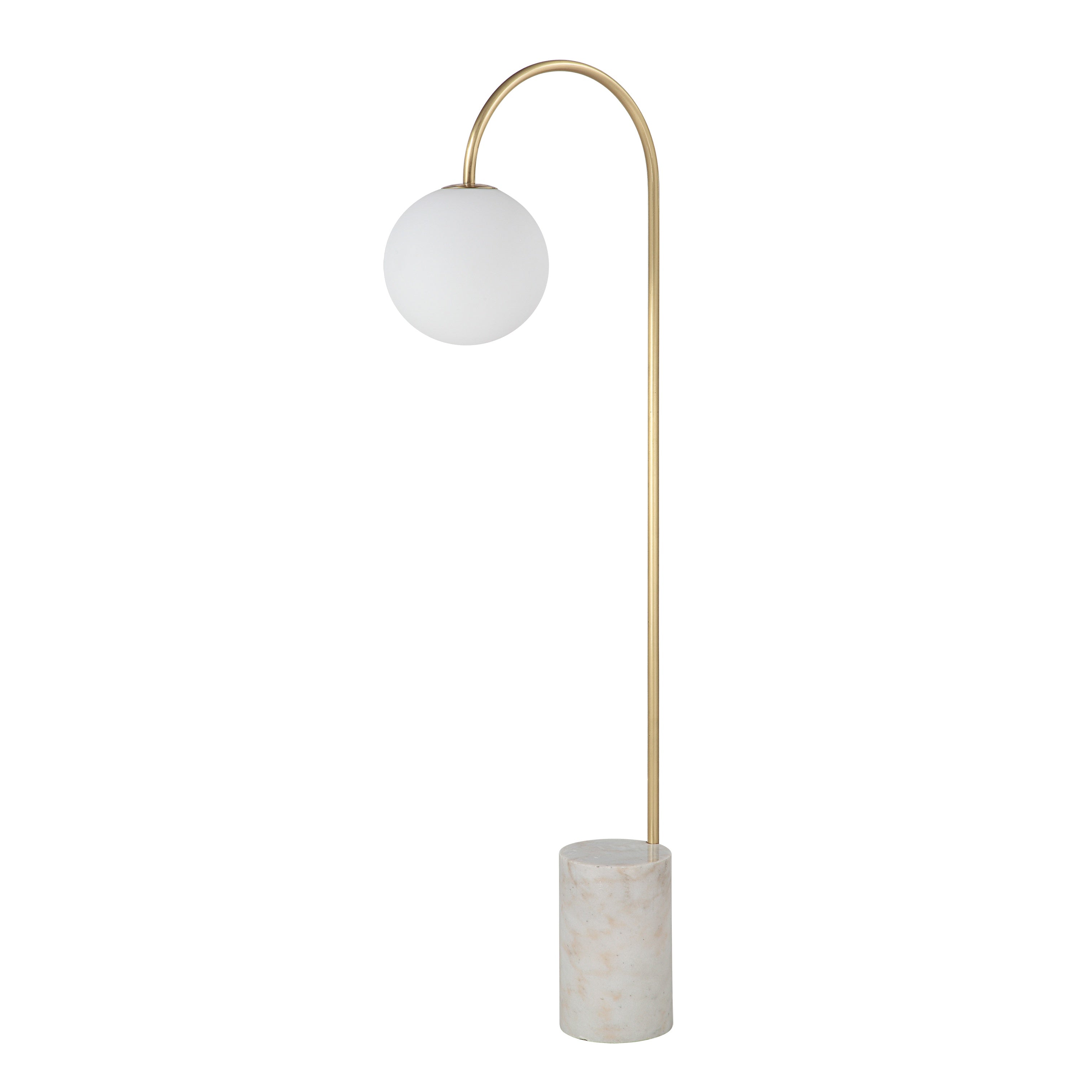 Merlot Floor Lamp Glass Shade LIGHTING - floor lamps Renwil