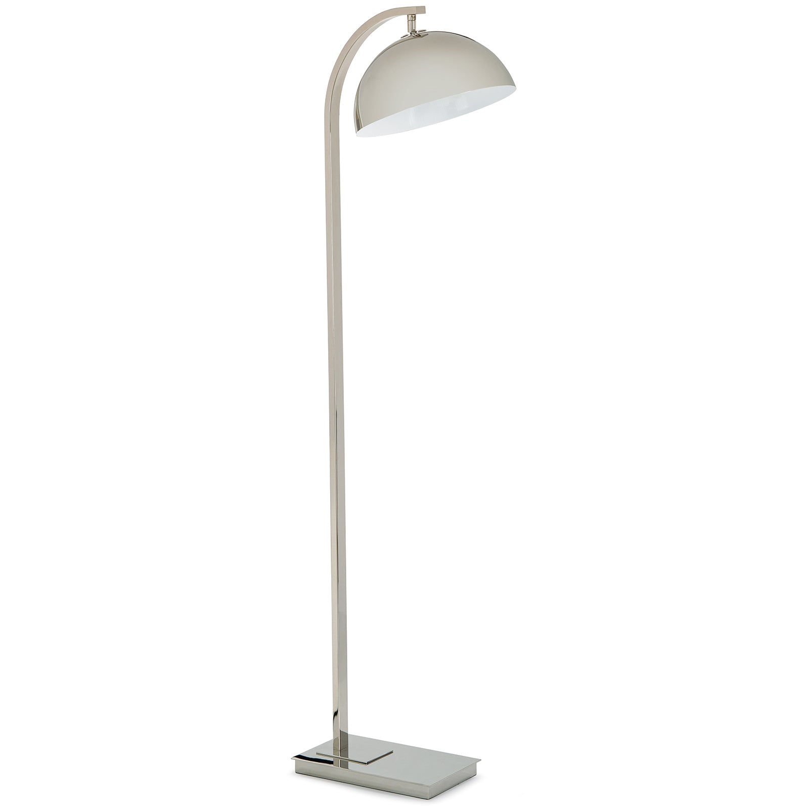 Otto Floor Lamp (Polished Nickel) - Rug & Weave