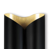 Coil Metal Sconce Large (Black and Gold)