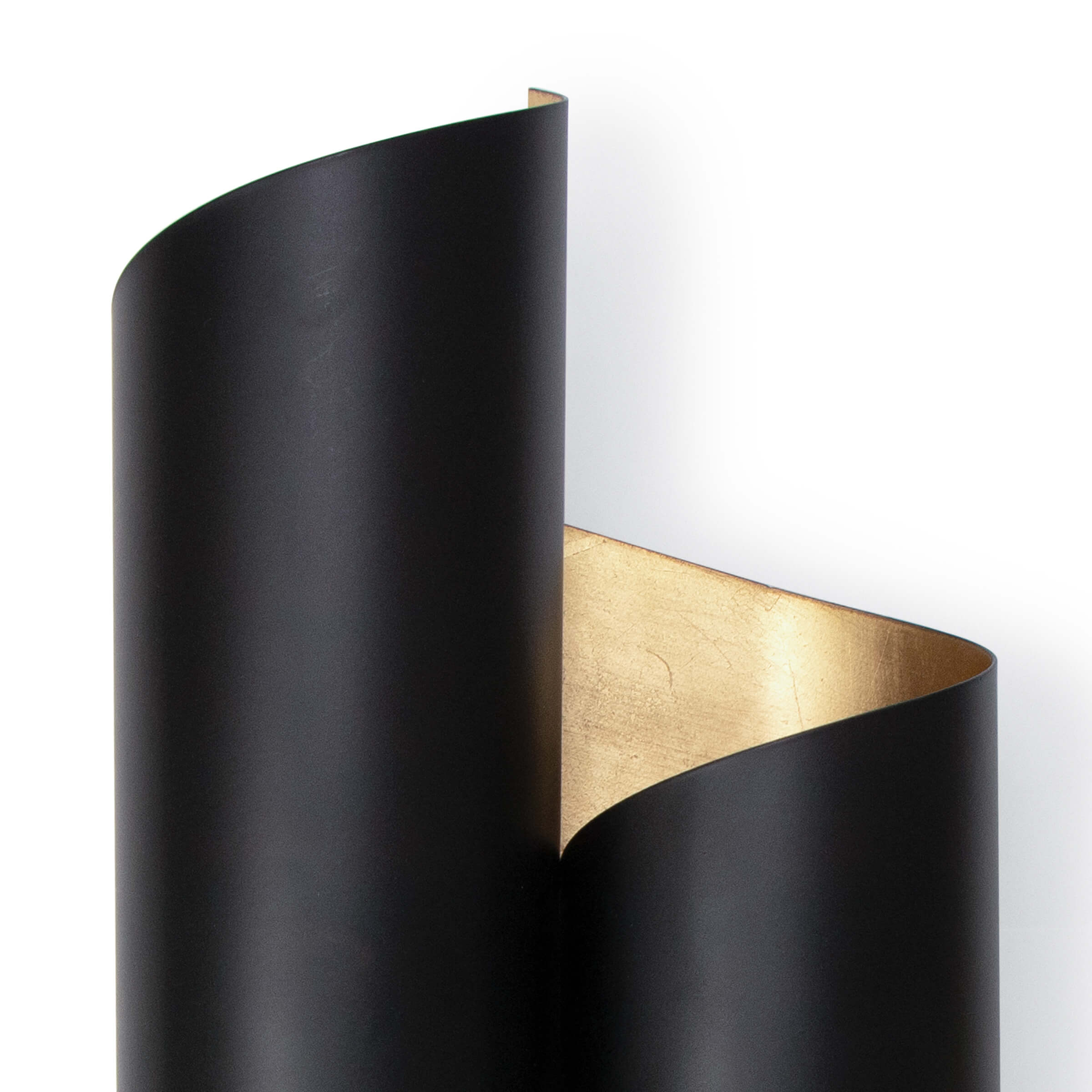 Folio Sconce (Black and Gold) – view 2
