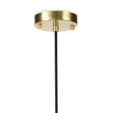 Hilton Pendant (Blackened Brass and Natural Brass)