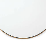 Hanging Circular Mirror (Natural Brass)