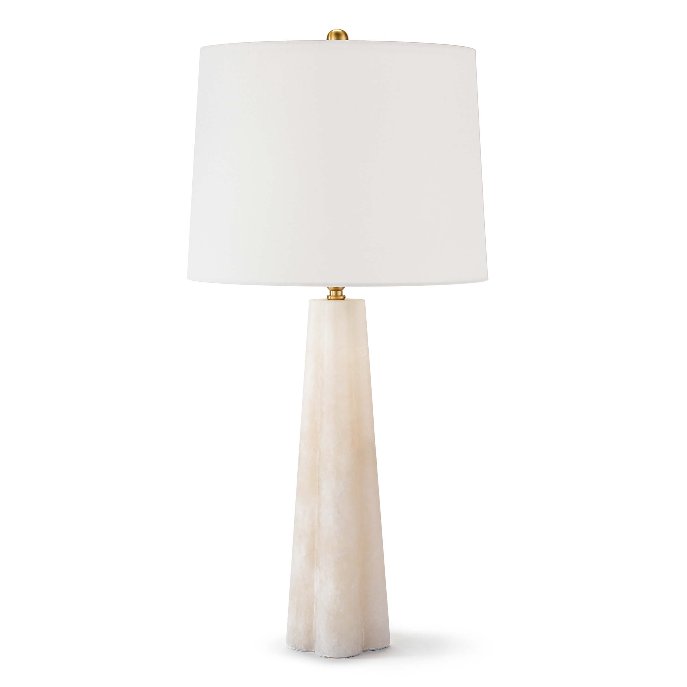 Quatrefoil Alabaster Table Lamp Small - Rug & Weave