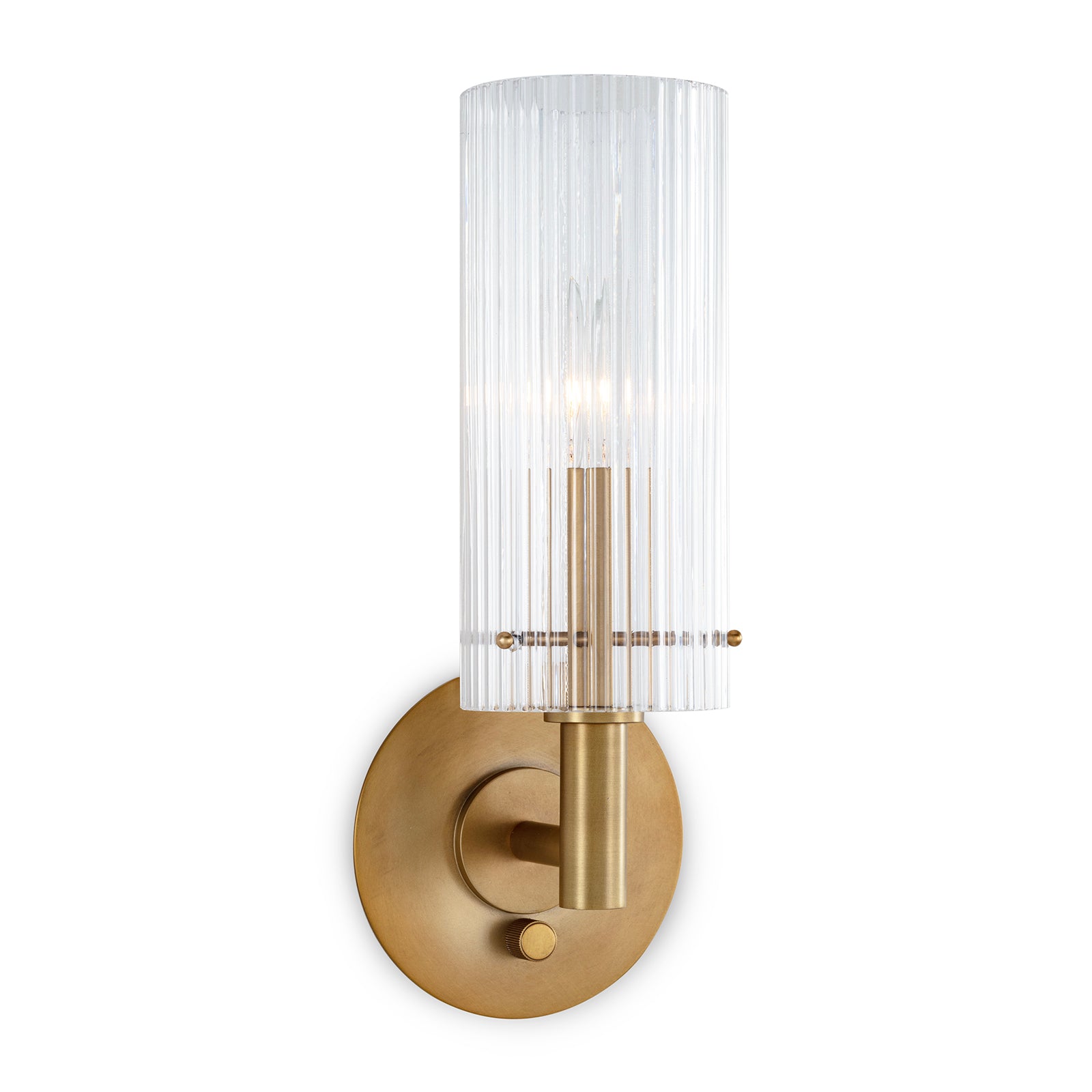 FLOOR MODEL - Dixie Sconce - Natural Brass LIGHTING - floor model Regina Andrew