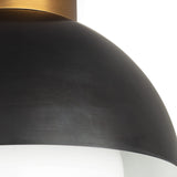 Montreux Flush Mount (Oil Rubbed Bronze and Natural Brass)