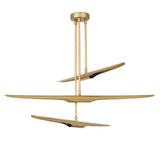 Concorde Chandelier (Natural Brass)