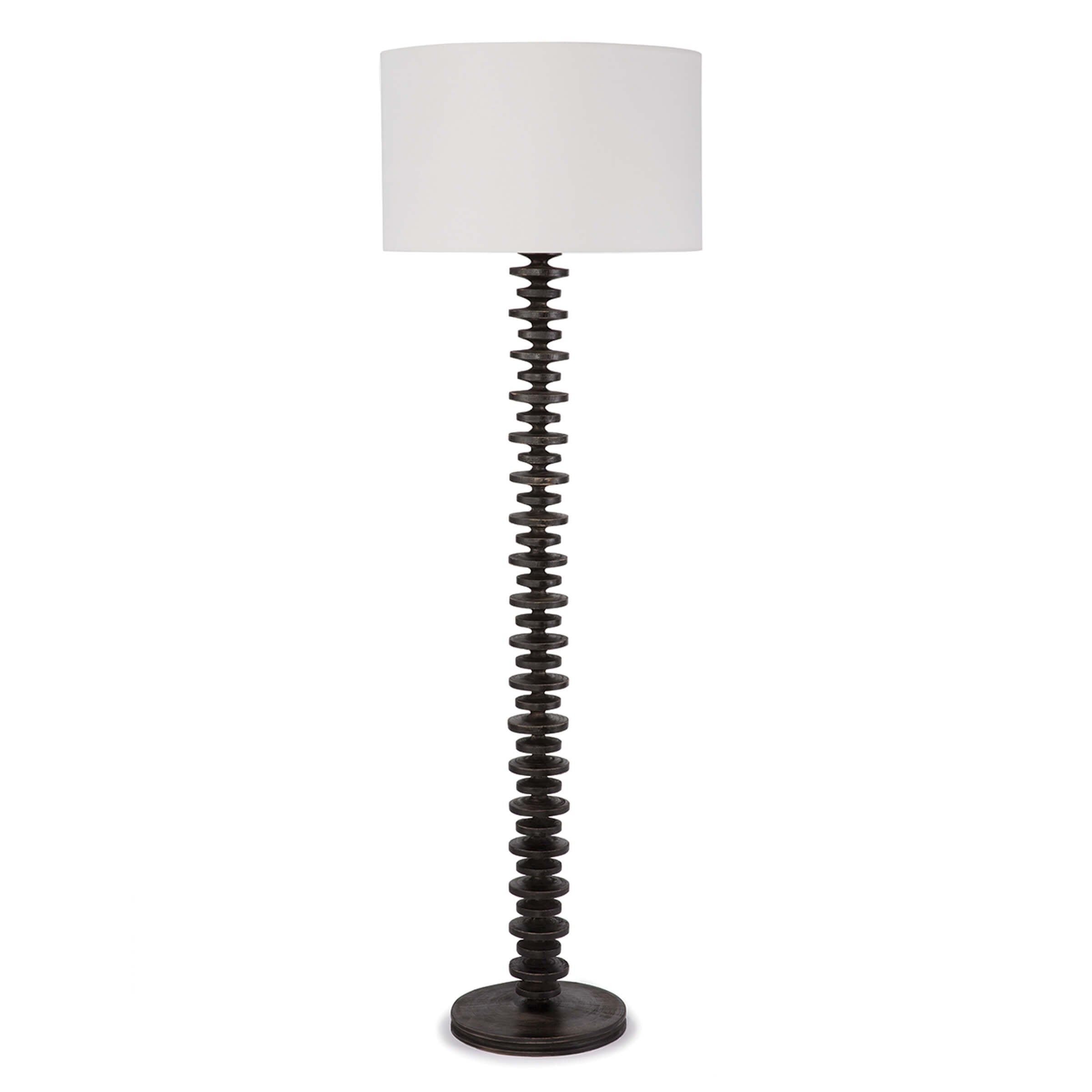 Fishbone Floor Lamp (Ebony) Floor Lamps Regina Andrew