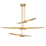 Concorde Chandelier (Natural Brass) - Rug & Weave