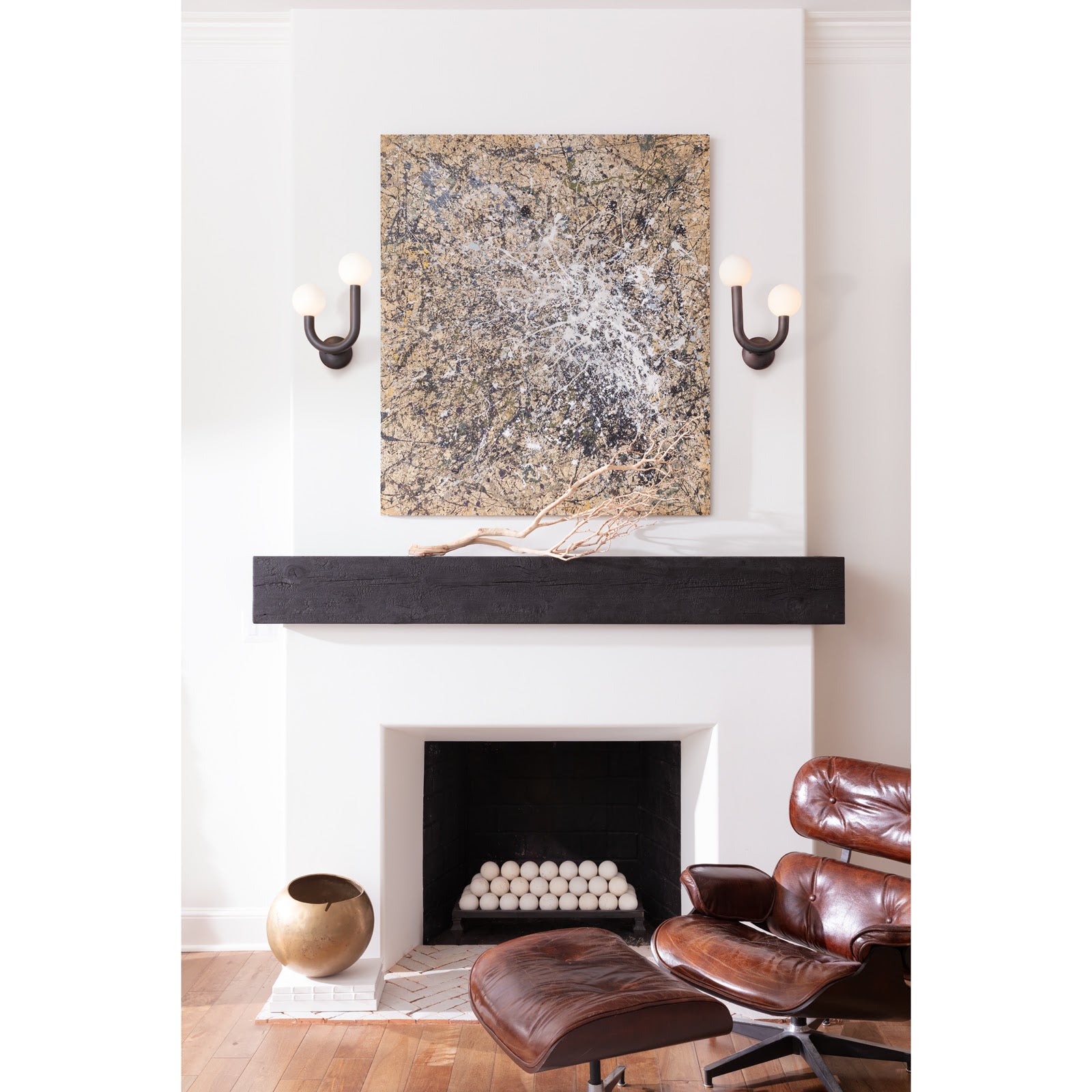 Happy Sconce Right Side (Oil Rubbed Bronze) Wall Sconces Regina Andrew