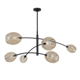 Artemis Chandelier (Oil Rubbed Bronze with Champagne Glass)