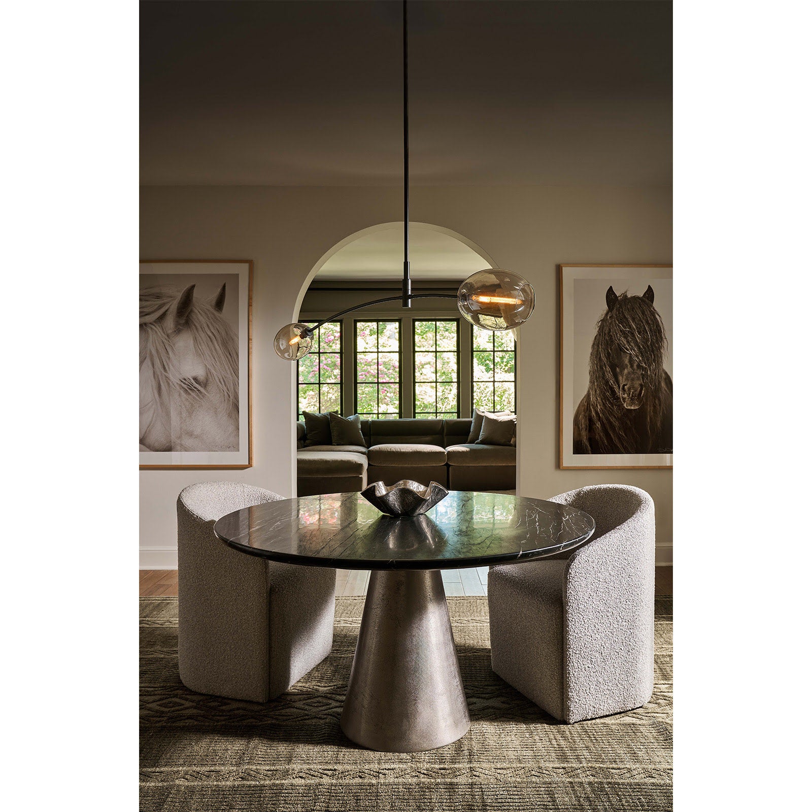 Artemis Chandelier (Oil Rubbed Bronze with Champagne Glass) Chandelier Regina Andrew