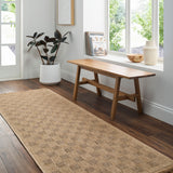 Mitchell Natural Checkered Outdoor Rug