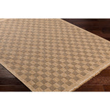 Mitchell Charcoal / Natural Checkered Outdoor Rug