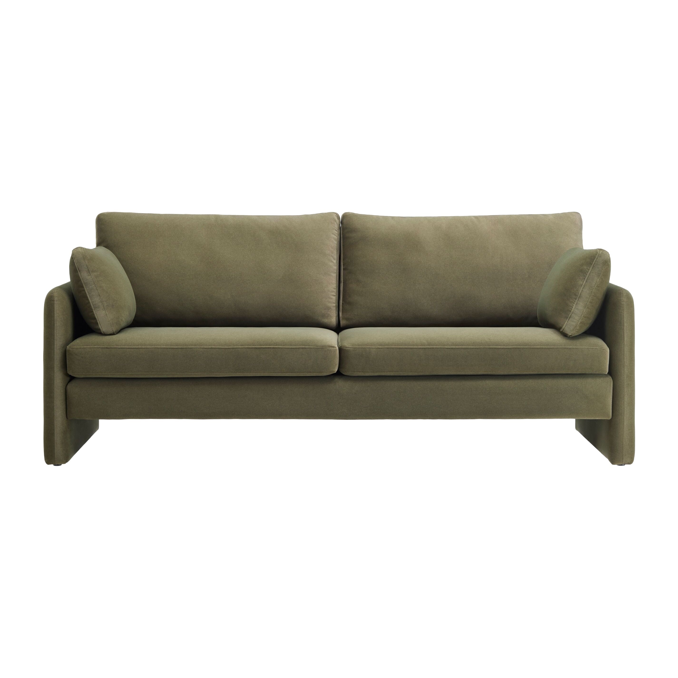 Nicolette 82" Sofa FURNITURE - sofa Surya Dark Green
