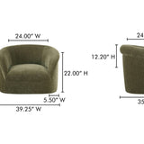 Thora Green Lounge Chair