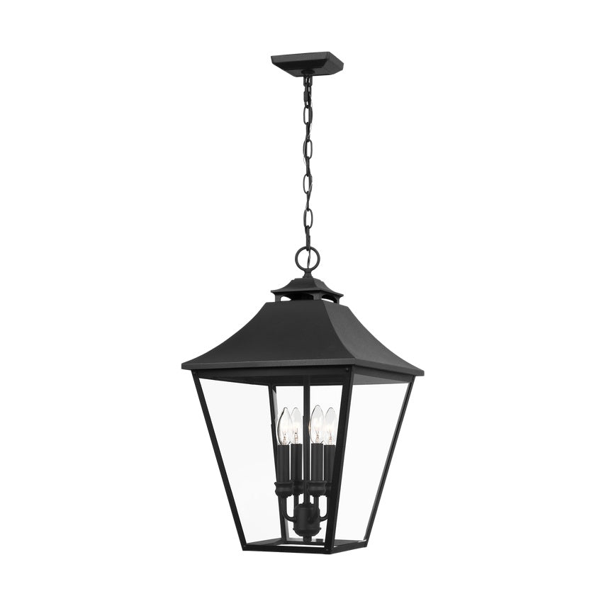 Galena Small Pendant LIGHTING - outdoor fixture Visual Comfort - Studio Textured Black