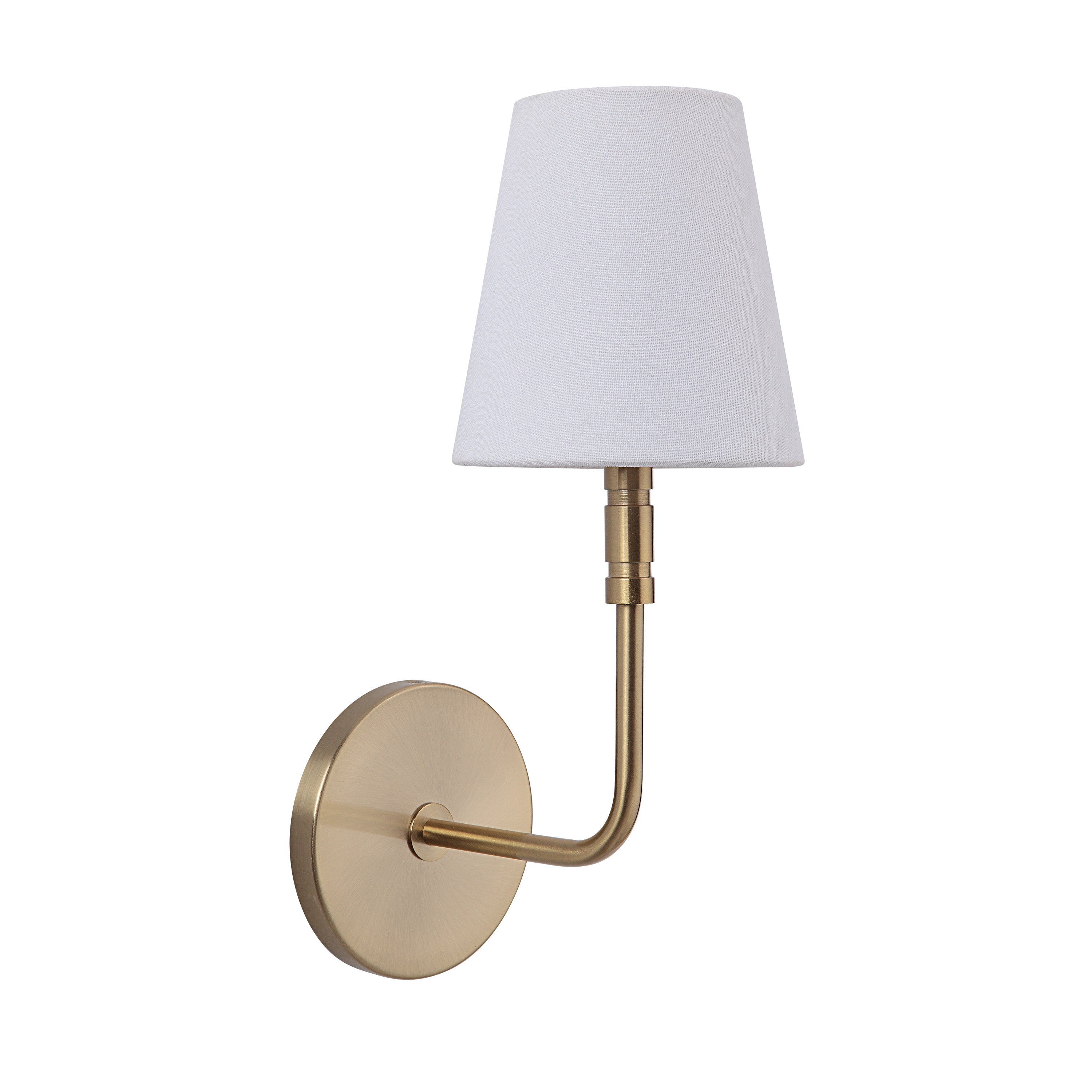 Malia Wall Sconce, Burnished Brass