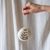 Wool Embroidered Tree Ornament - Rug & Weave