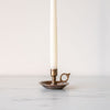 Antiqued Brass Candle Holder - Rug & Weave