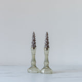 Tree Shaped Taper Candles - Pewter - Rug & Weave