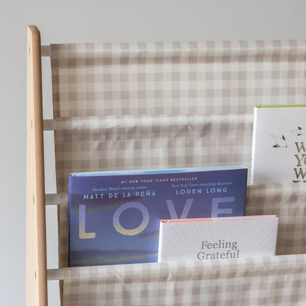 Recycled Fabric Book Rack FINNBIRD - book rack 3 Sprouts (Faire)