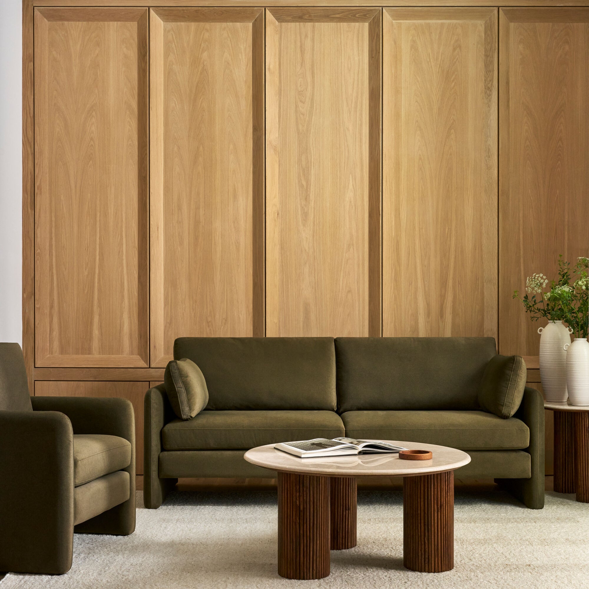 Nicolette 82" Sofa FURNITURE - sofa Surya