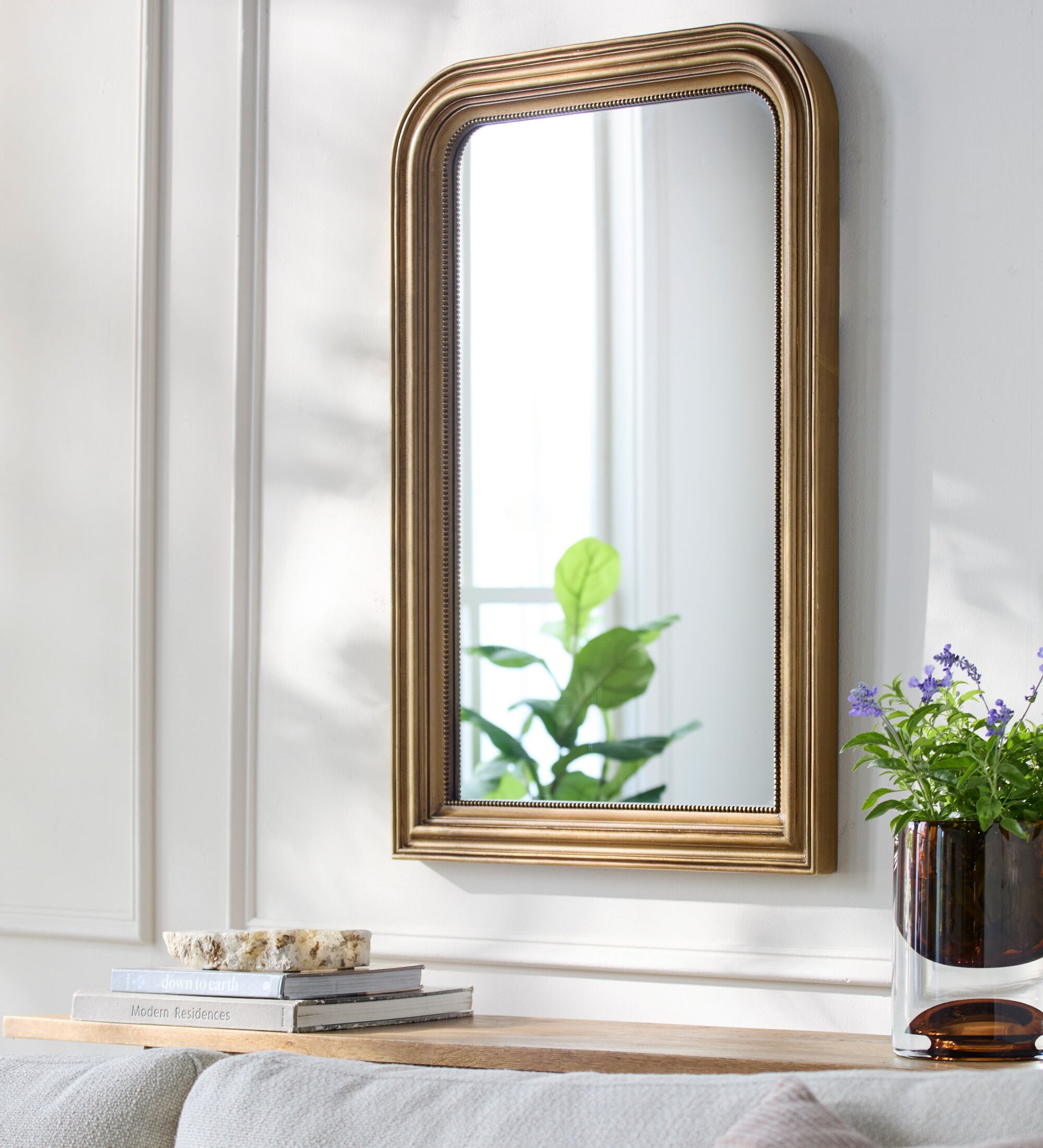 Petronella Mantel Mirror MIRROR - Mantel Mirror Surya
