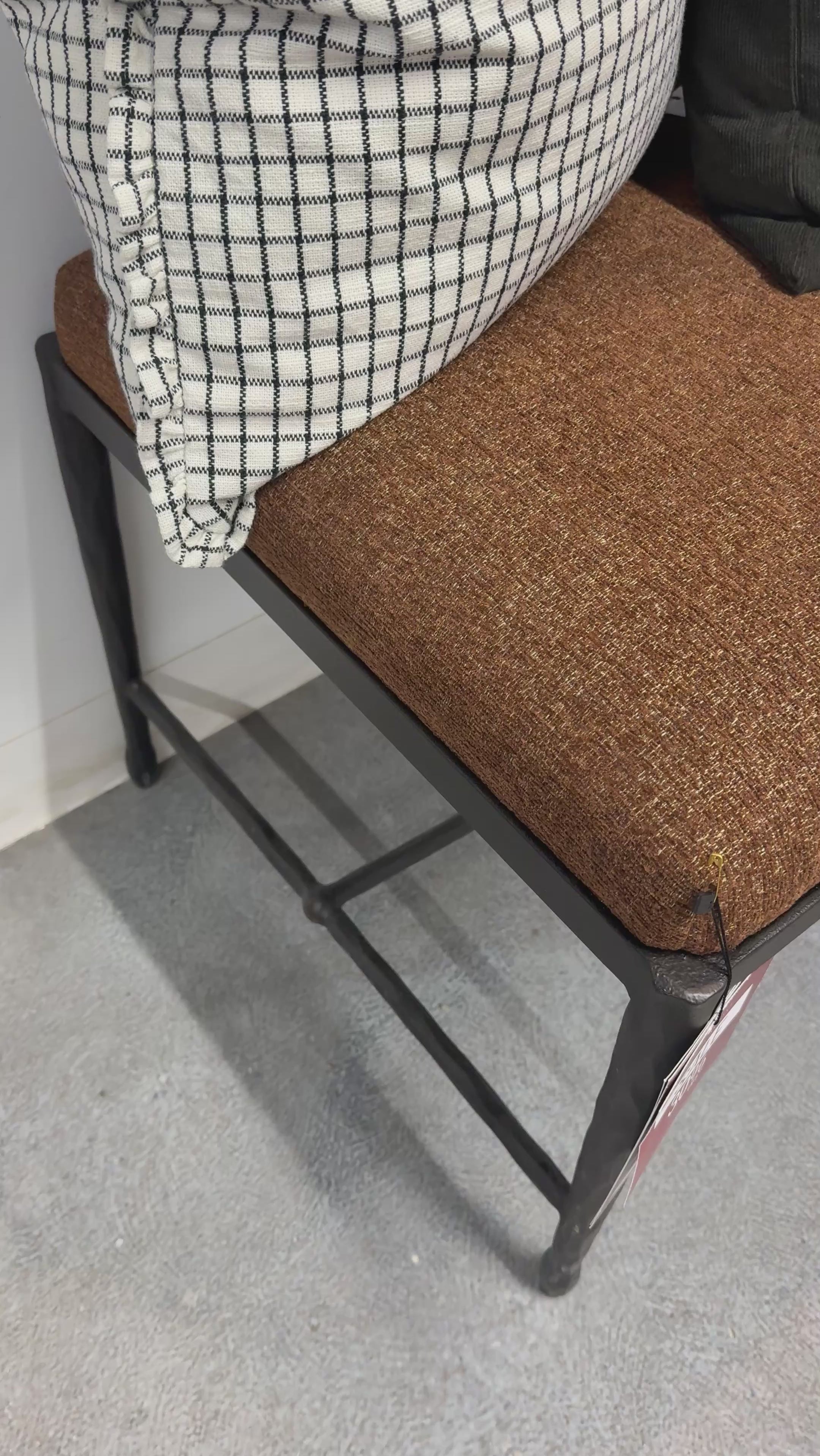 FLOOR MODEL - Jade Accent Bench - Wayfarer Sienna FURNITURE - floor model Four Hands